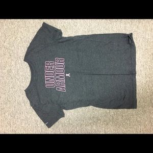 Under armour breast cancer shirt